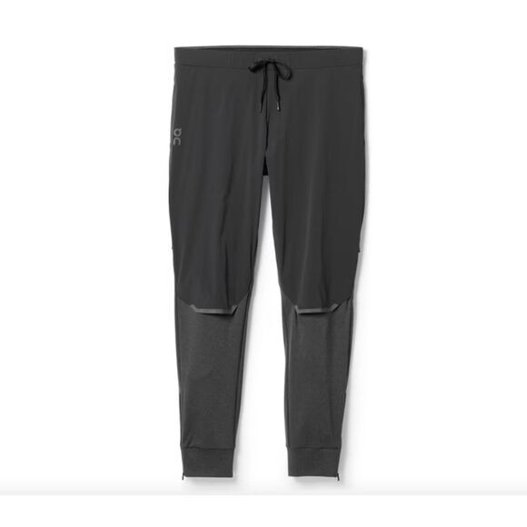 On Running Weather Running Pants Grey/Black Waterproof Men's Size XL - Picture 1 of 12